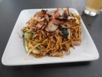Oktopus mit Gemüse und gebratenen Nudeln - ChinaBar an der Wien - Wien
