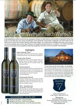Werbung - Weingut Buschenschank Dreisiebner Stammhaus - Gamlitz