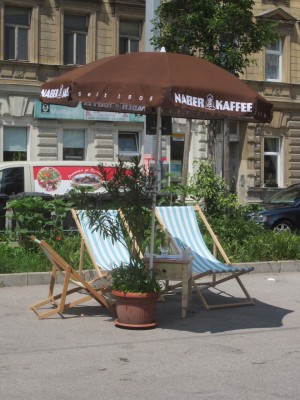 Strandfeeling am Markt ... - nelke - café am markt - Wien