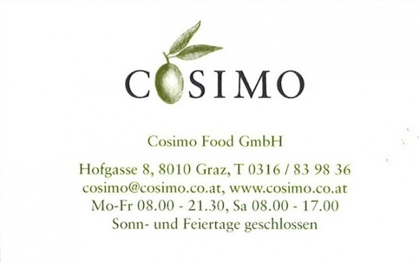 Visitenkarte - Cosimo - Graz