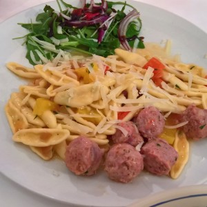 Cavatelli mit Salsiccia, ein Zwischengericht - Osteria Del Salento - Wien