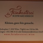Visitenkarte 03/2019 - Feinkosterei Schwarz Hirsch - Wien
