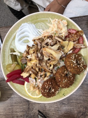 Shawarma-Falafel-Platte - Marrakesch - Wien