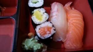 Sushi und Maki in der Bentobox - Sushi Aspern - Wien