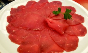 Rindfleisch, bisschen zu dick geschnitten und zu mager - Nihon Bashi - Wien