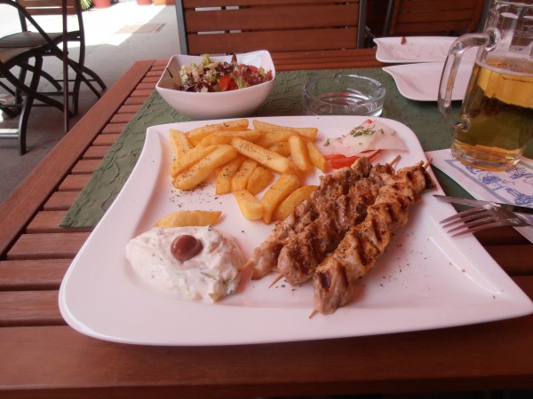 Souvlaki - Taverna Santorini - Wien