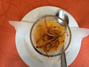 Lustig essen - Karottencremesuppe - Gasthaus MÖSLINGER - Wien