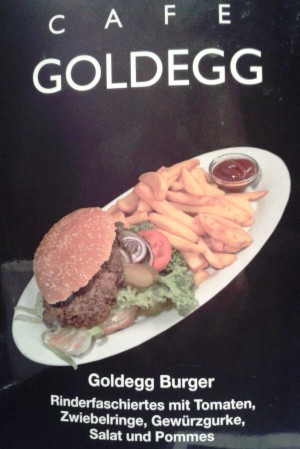 Café Goldegg - Goldegg Burger (EUR 9,90) - Cafe Goldegg - Wien