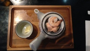 Dobin Mushi Suppe (im Luxus Menü L1 Seafood enthalten) 