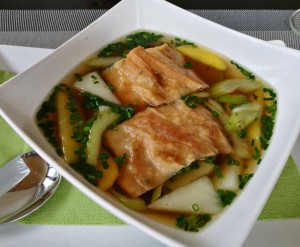 Suppe mit Fleischstrudel - Wirtshaus Dahoam - Bruck an der Mur