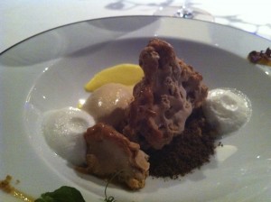 7. Gang: Schoko - Passionsfruchtkoralle - Silvio Nickol - Restaurant Coburg - Wien