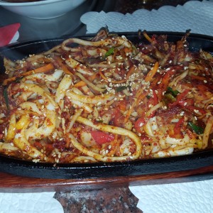 Ojing Oh Bokum - Calamari in spicy Sauce - Yoo - Wien