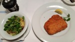 Eierschwammerl Cordon Bleu mit Erdäpfel-Vogerl Salat - Restaurant Klein Steiermark - Wien