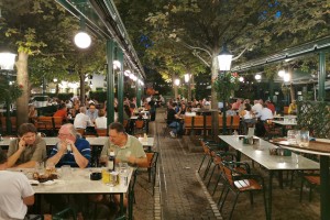 Schweizerhaus - Schöne Abendstimmung - Schweizerhaus - Wien