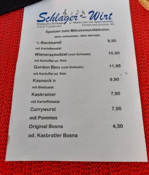 Schlager Wirt