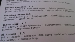 Nur ein Paar von den vielen &quot;yummy&quot; Cocktails