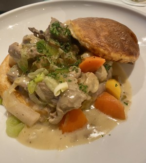 Kalbs-Blanquette in der Blätterteigpastete - fantastisch &amp; mollig
