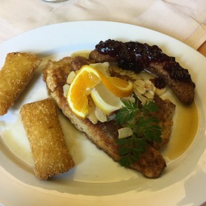 Forelle mexikanischer Art mit Rösti, sehr lecker. - Forellengasthof Joglland - Rettenegg