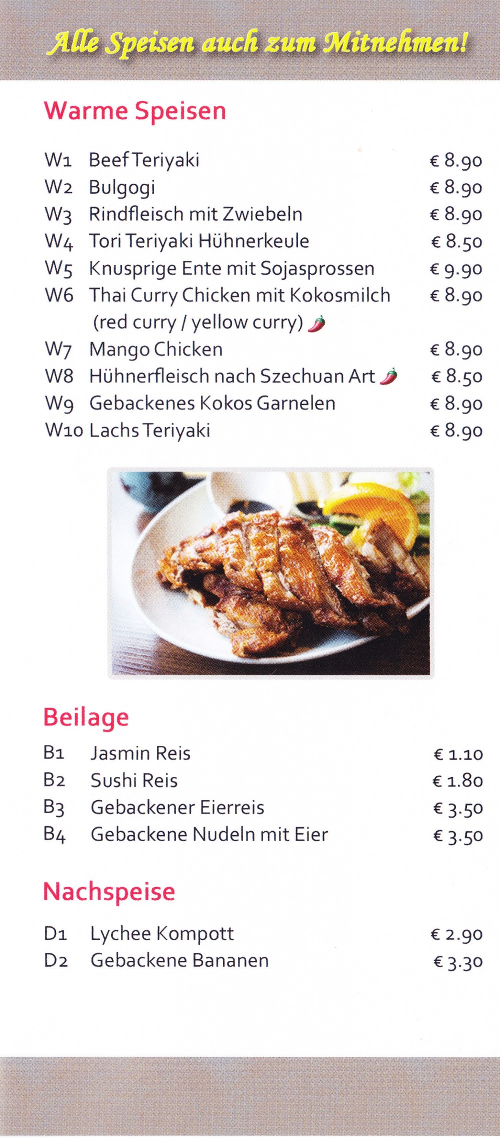 Mishi - Flyer Seite 04 - Mishi Asia Restaurant - Wien