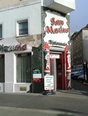 San Marino - Lokalaußenansicht - Pizzeria Ristorante San Marino - Wien