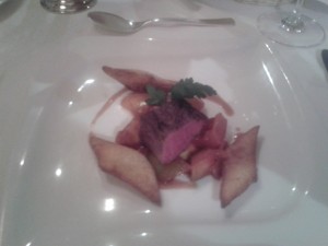Rinderfilet auf Peperonata und Kartoffelblattl´n - Bio- und Landhotel Reiterhof - Achenkirch