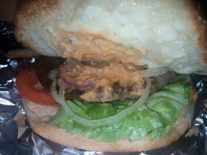 Cheeseburger innen - La Margherita - Wien