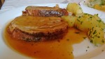 Kalbsrollbraten (EUR 13.00) - Landgasthof "Zur schönen Wienerin" - Marbach an der Donau