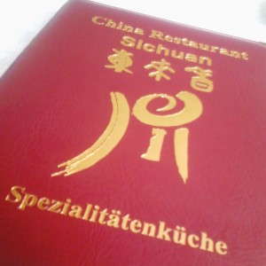 Sichuan Gebundene Speisekarte - Sichuan - Wien