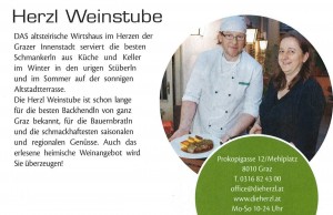 Quelle: VIA Gastroguide 2017 - Herzl Weinstube - Graz