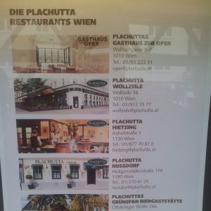 Die "Konzerntöchter". - Plachuttas Gasthaus zur Oper - Wien