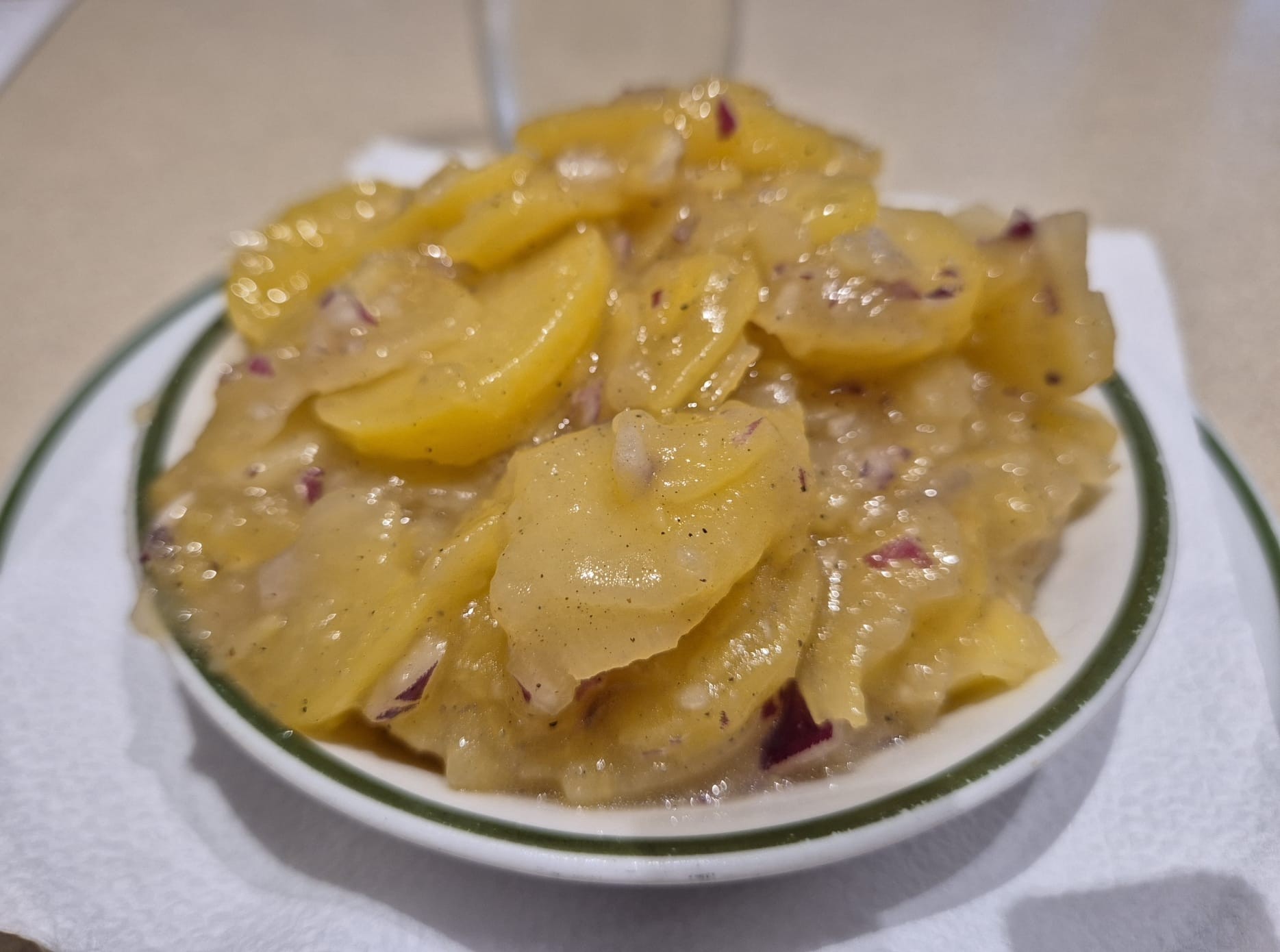 Erdäpfelsalat 3,10 - Weinbau Herzog "Zum Pecherhaus" - Großau