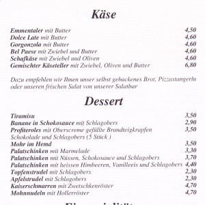 Per Sempre Flyer Seite 6 - Pizzeria Per Sempre - Wien