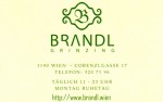 Heurigenrestaurant Brandl - Visitenkarte