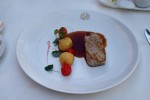 Hotel Schloß Dürnstein - Kalbsrücken Steak - sehr gut, die Beilagen dürftig - Hotel Schloß Dürnstein - Dürnstein
