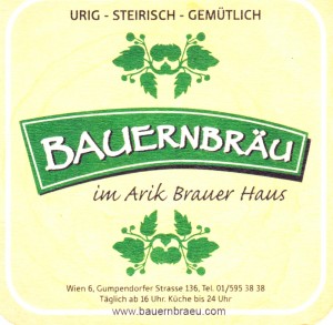 Bauernbräu - Bierdeckel - Bauernbräu - Wien