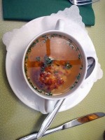 Kaspressknödelsuppe