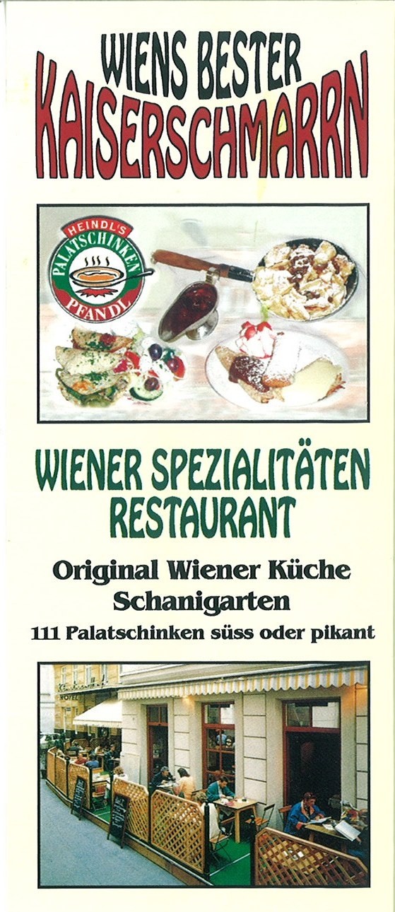 Werbung - PALATSCHINKENPFANDL - Wien