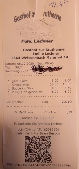 Gasthof-Pension "Zur Bruthenne" - Furth/Triesting