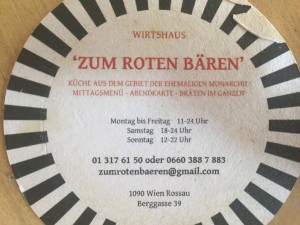 Zum Roten Bären - Wien