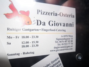 Pizzeria Osteria Da Giovanni