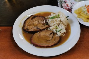 Gasthaus Kopp - Kalbsbraten - recht puristisch