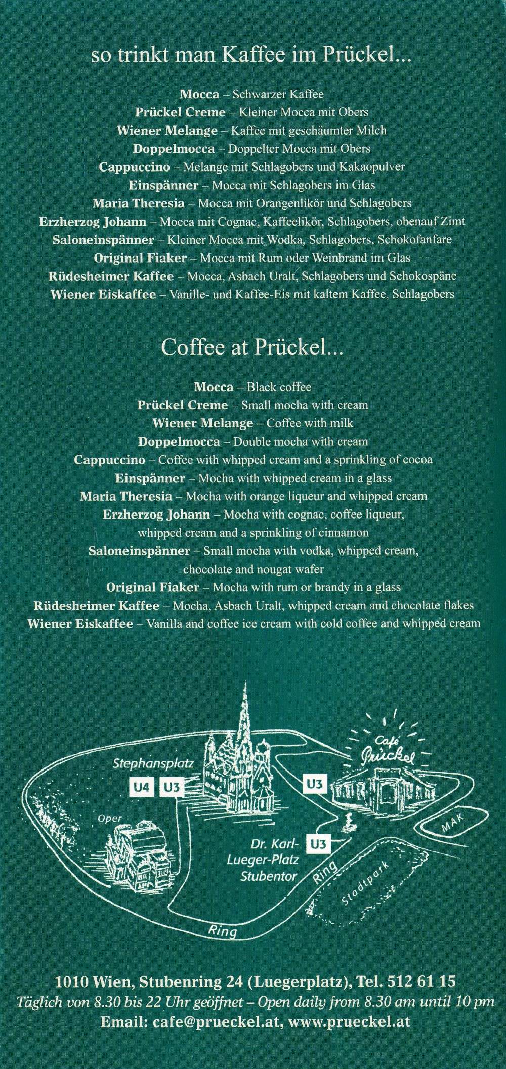 Café Prückel - Flyer 06 - Café Prückel - Wien