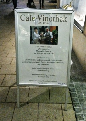 Cafe Vinothek im Hof - Graz