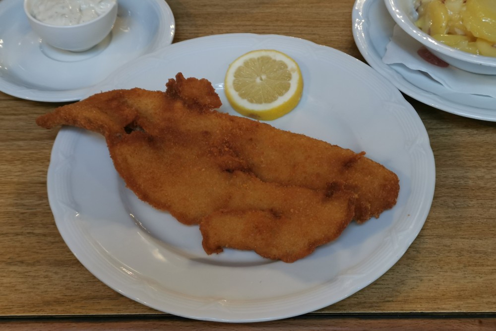 Restaurant Schwabl - Seefisch gebackem - Fr-Menü mit göttlichem ... - Restaurant Schwabl - Wien