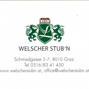 Visitenkarte - Welscher Stub'n - Graz
