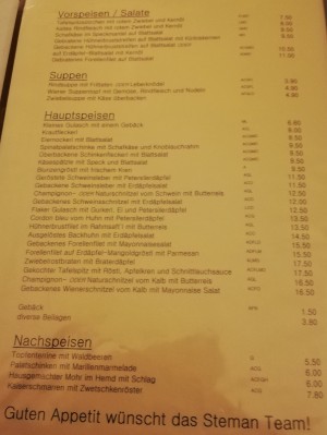Gastwirtschaft Steman - Wien