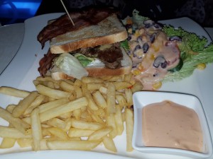 Steak and Bacon Sandwich - Clocktower American Bar & Grill - Wien-Süd - Brunn am Gebirge