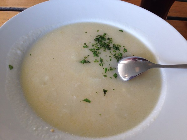 Spargelcremesuppe - Müller Bräu am Wienerberg - Wien