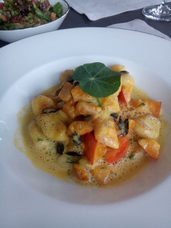 Erdäpfelgnocchi mit Kürbis - Seeplatzl - Grundlsee