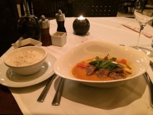 Rindercurry mit Jasminreis - Buffet-Restaurant "China Grill" - Bad Erlach